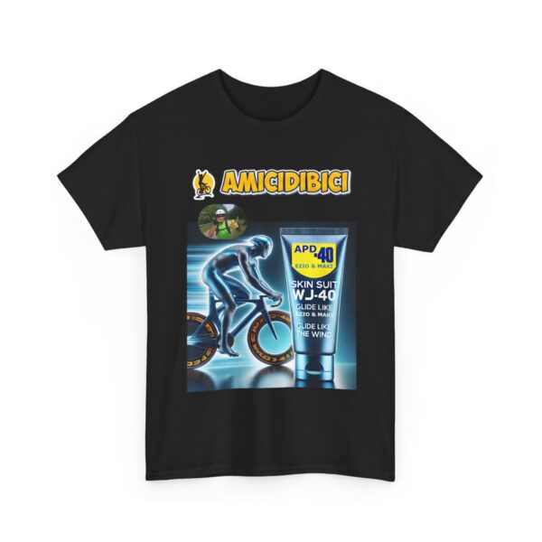 Cycling Skin Suit Unisex Tee - SKIN SUIT WD 40 Design - slika 9