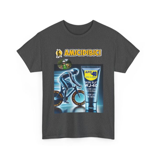 Cycling Skin Suit Unisex Tee - SKIN SUIT WD 40 Design - slika 3