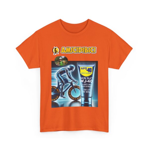 Cycling Skin Suit Unisex Tee - SKIN SUIT WD 40 Design - slika 13