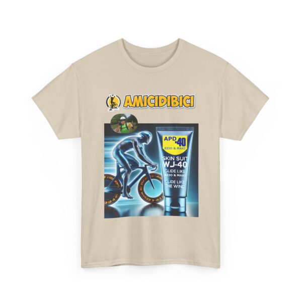 Cycling Skin Suit Unisex Tee - SKIN SUIT WD 40 Design - slika 10