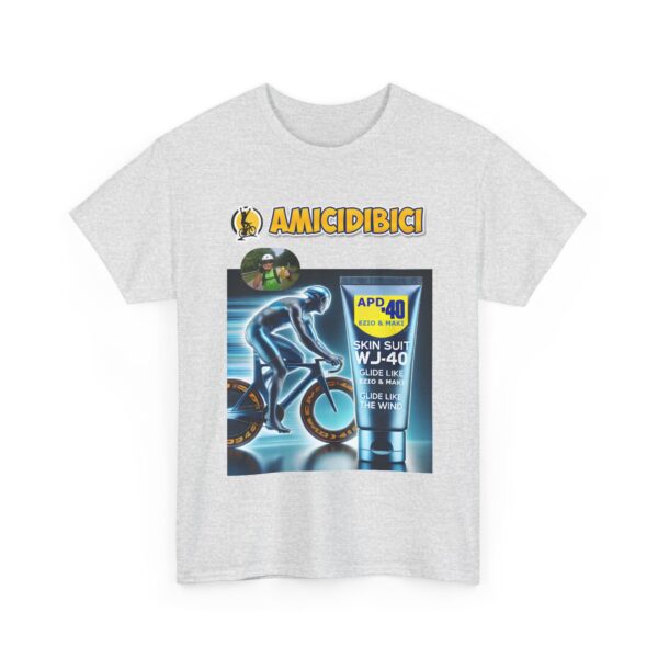 Cycling Skin Suit Unisex Tee - SKIN SUIT WD 40 Design - slika 8