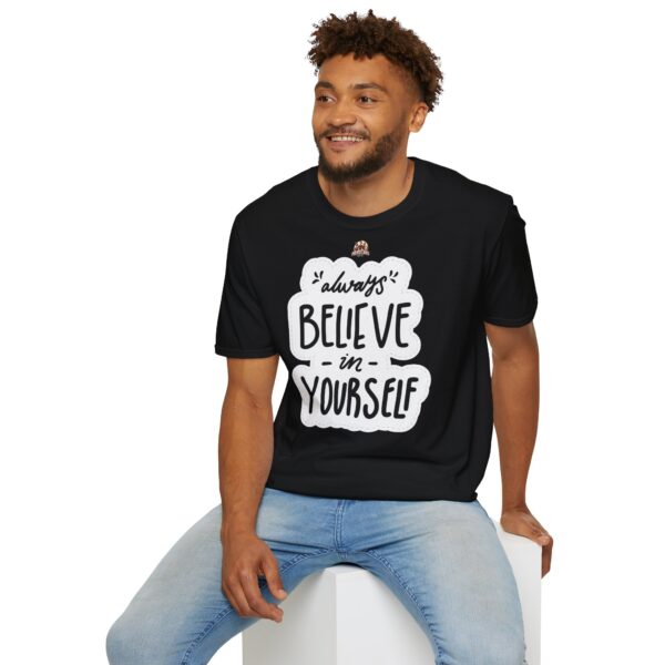Inspiring "Believe in Yourself" Unisex T-Shirt - slika 21