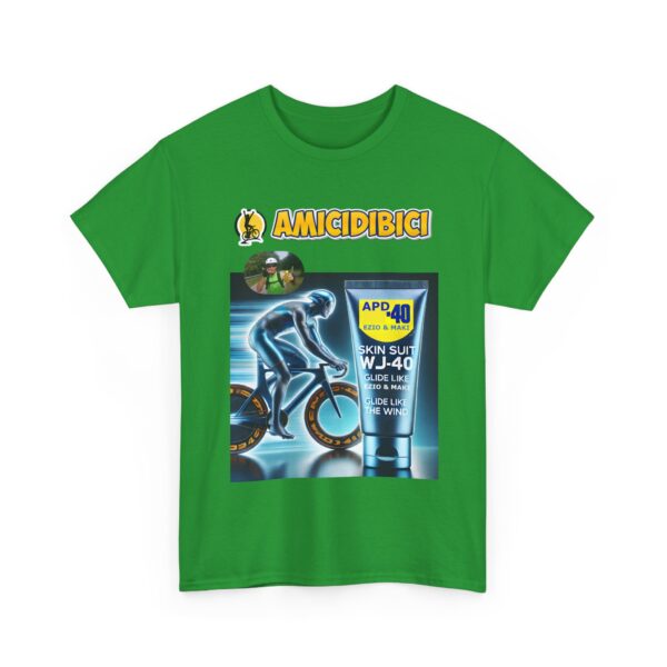 Cycling Skin Suit Unisex Tee - SKIN SUIT WD 40 Design - slika 18