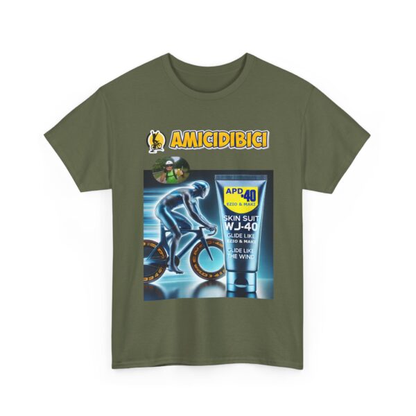 Cycling Skin Suit Unisex Tee - SKIN SUIT WD 40 Design - slika 16