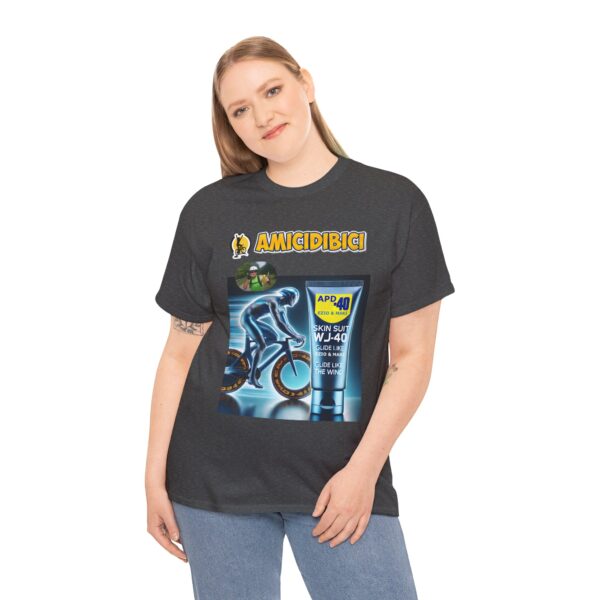 Cycling Skin Suit Unisex Tee - SKIN SUIT WD 40 Design - slika 2