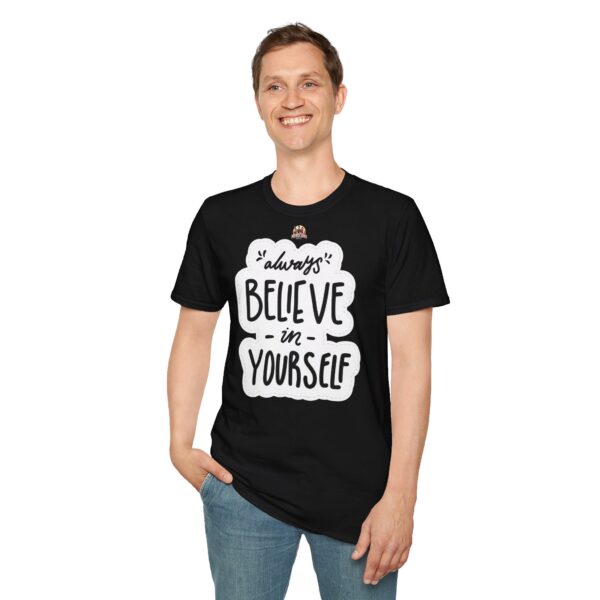 Inspiring "Believe in Yourself" Unisex T-Shirt - slika 18