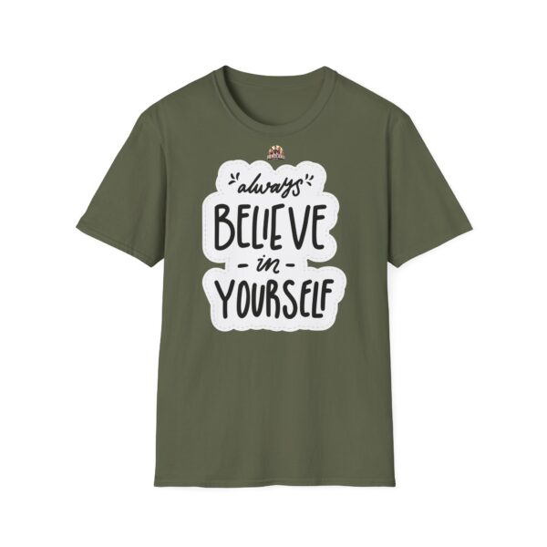 Inspiring "Believe in Yourself" Unisex T-Shirt - slika 34