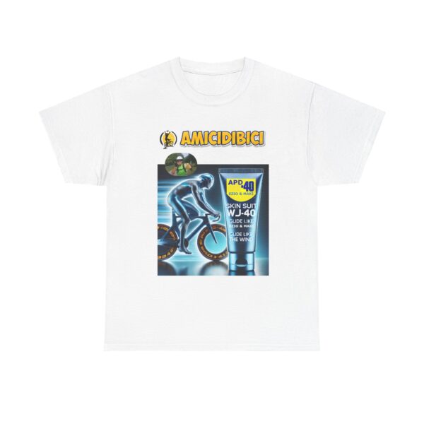 Cycling Skin Suit Unisex Tee - SKIN SUIT WD 40 Design - slika 5