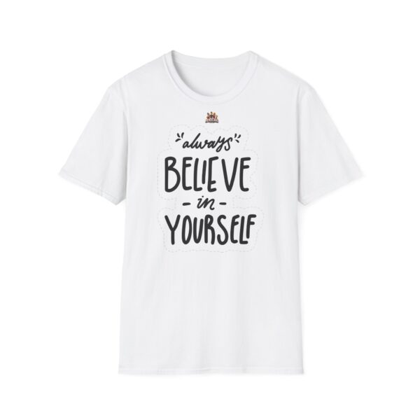 Inspiring "Believe in Yourself" Unisex T-Shirt - slika 9
