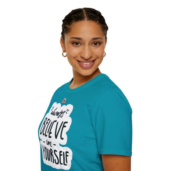 Inspiring "Believe in Yourself" Unisex T-Shirt - slika 7