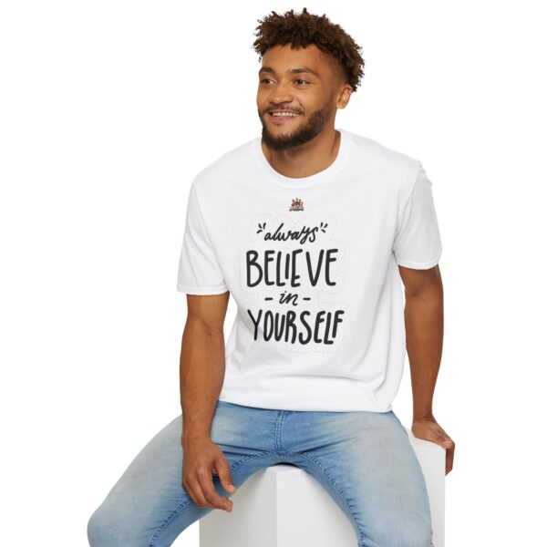 Inspiring "Believe in Yourself" Unisex T-Shirt - slika 13