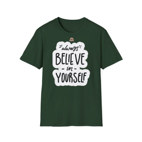 Inspiring "Believe in Yourself" Unisex T-Shirt - slika 37