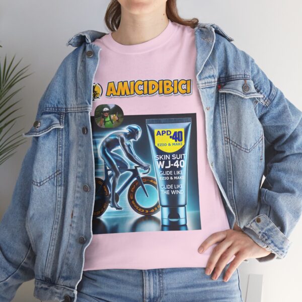Cycling Skin Suit Unisex Tee - SKIN SUIT WD 40 Design - slika 22